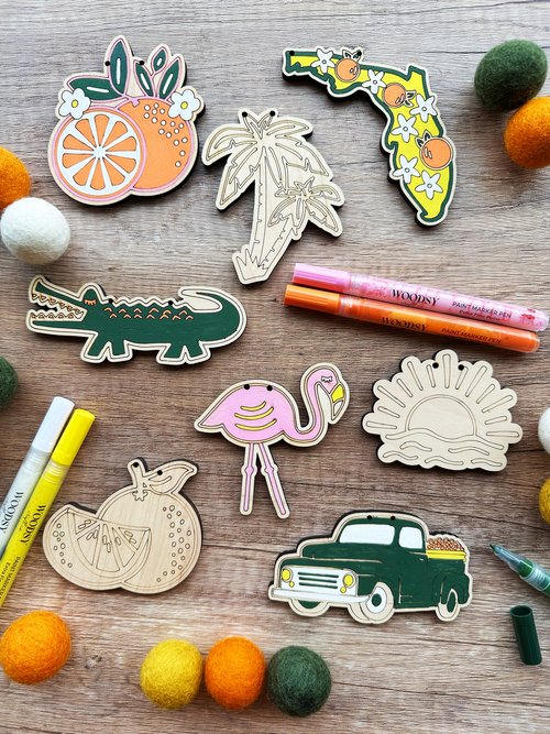 Florida Orange Craft Kit - DIY Garland