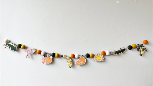 Florida Orange Craft Kit - DIY Garland