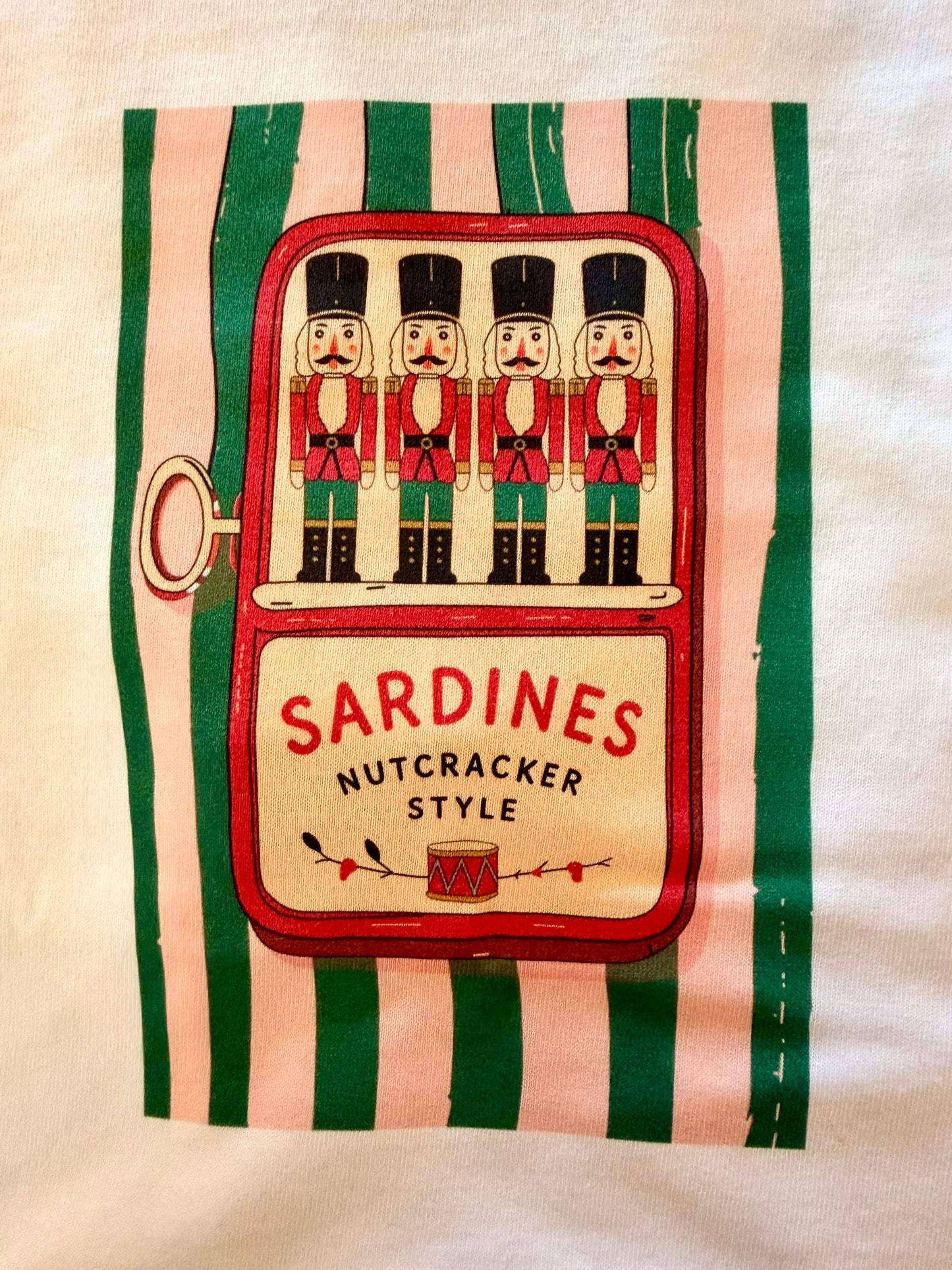 Nutcracker Sardine Christmas Tee