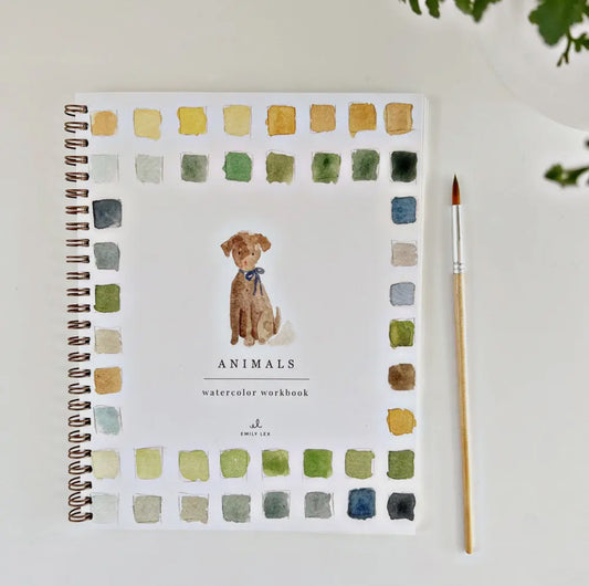 Animals Emily Lex Watercolor Workbook