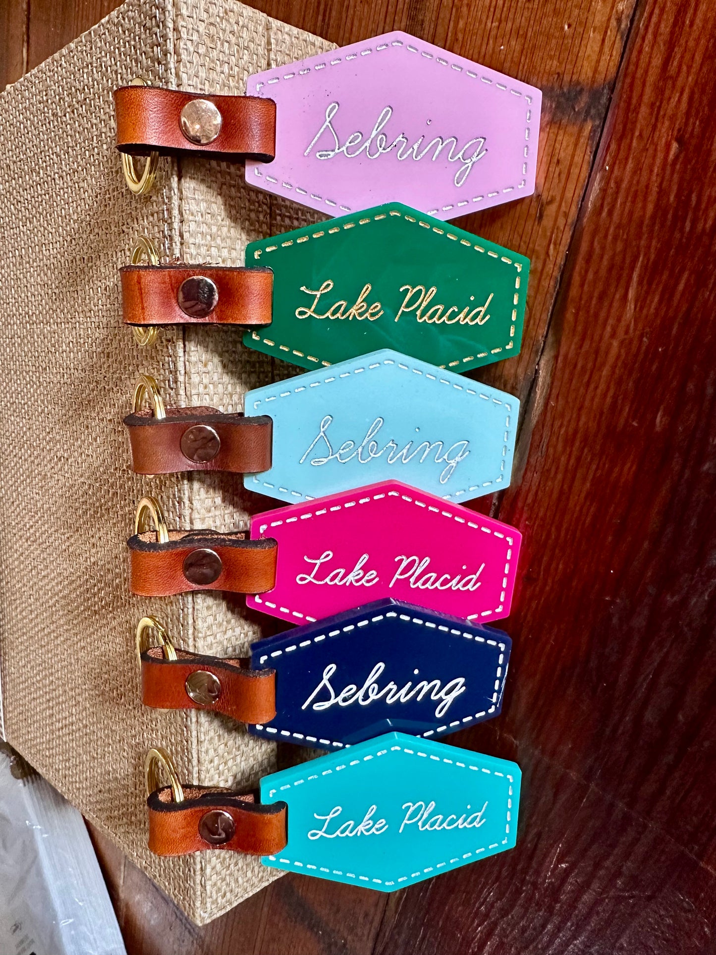 Custom Acrylic City Keychain