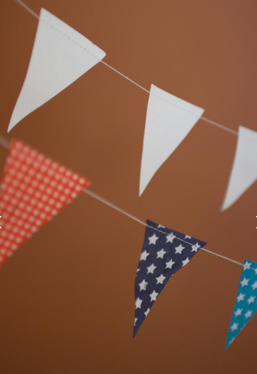 Color Paper Flag Garland