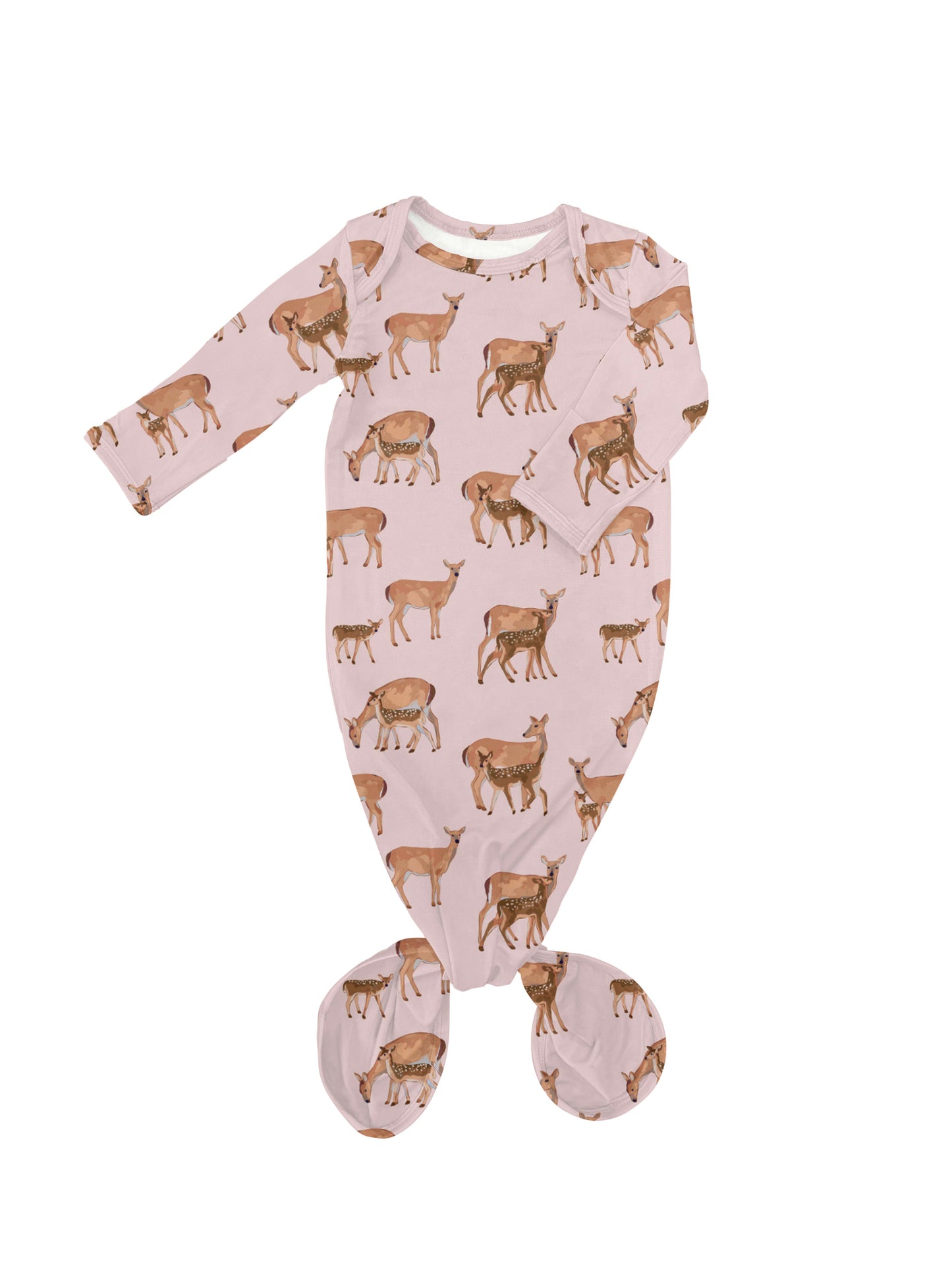 Knotted Infant Gown - Does & Fawns