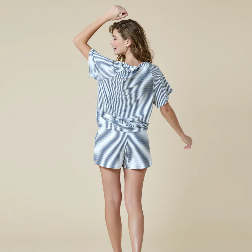 Dream Slouchy Tee Top with Shorts Lounge Set