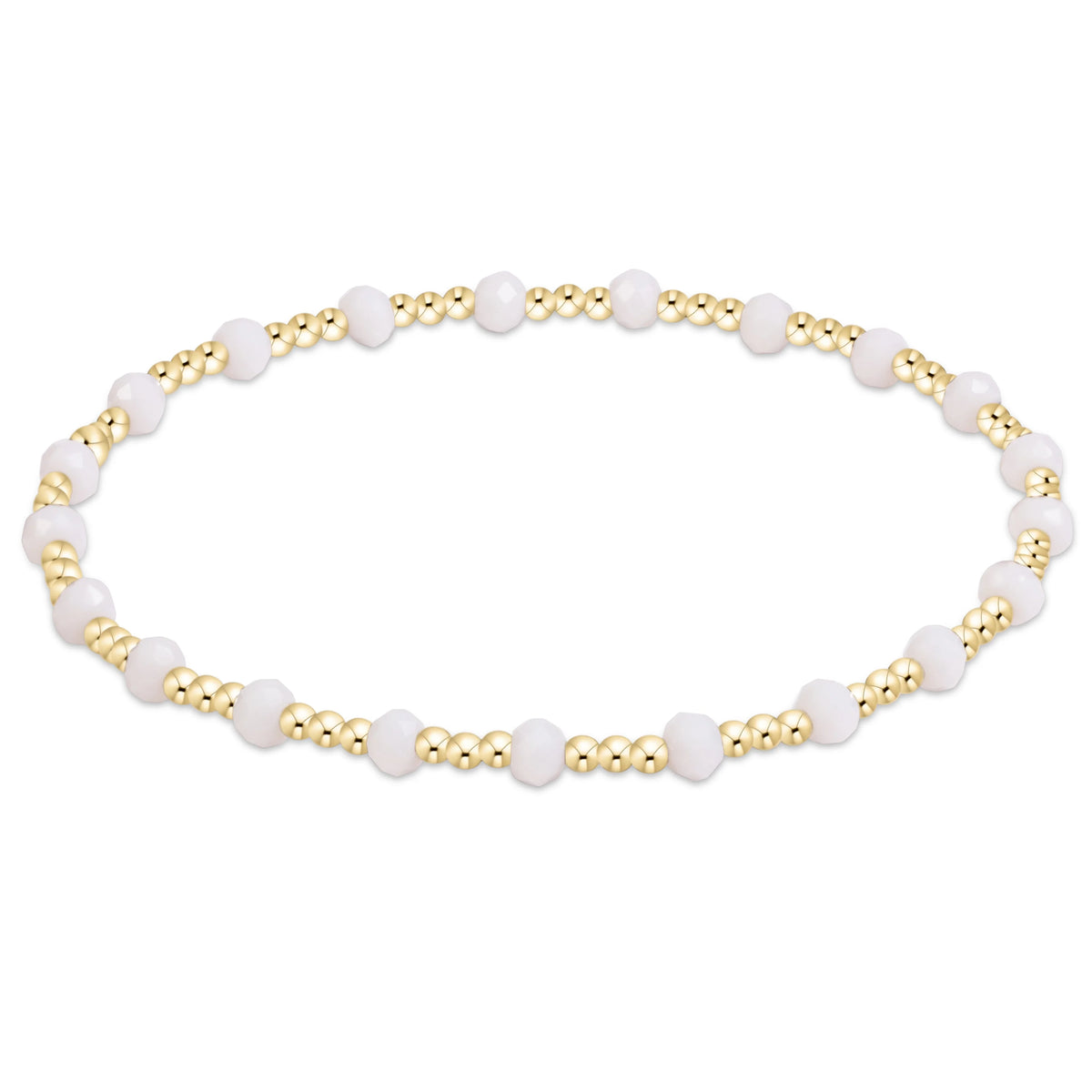 gameday flirty sincerity bracelet - white