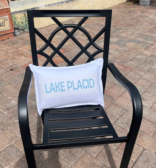 Canvas Pillow Lake Placid
