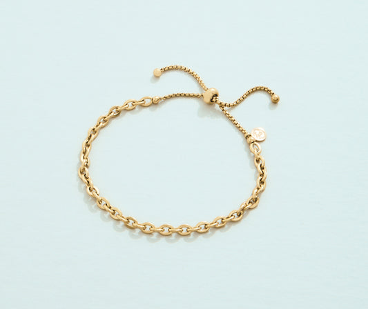 Anchored Slide Bracelet Gold
