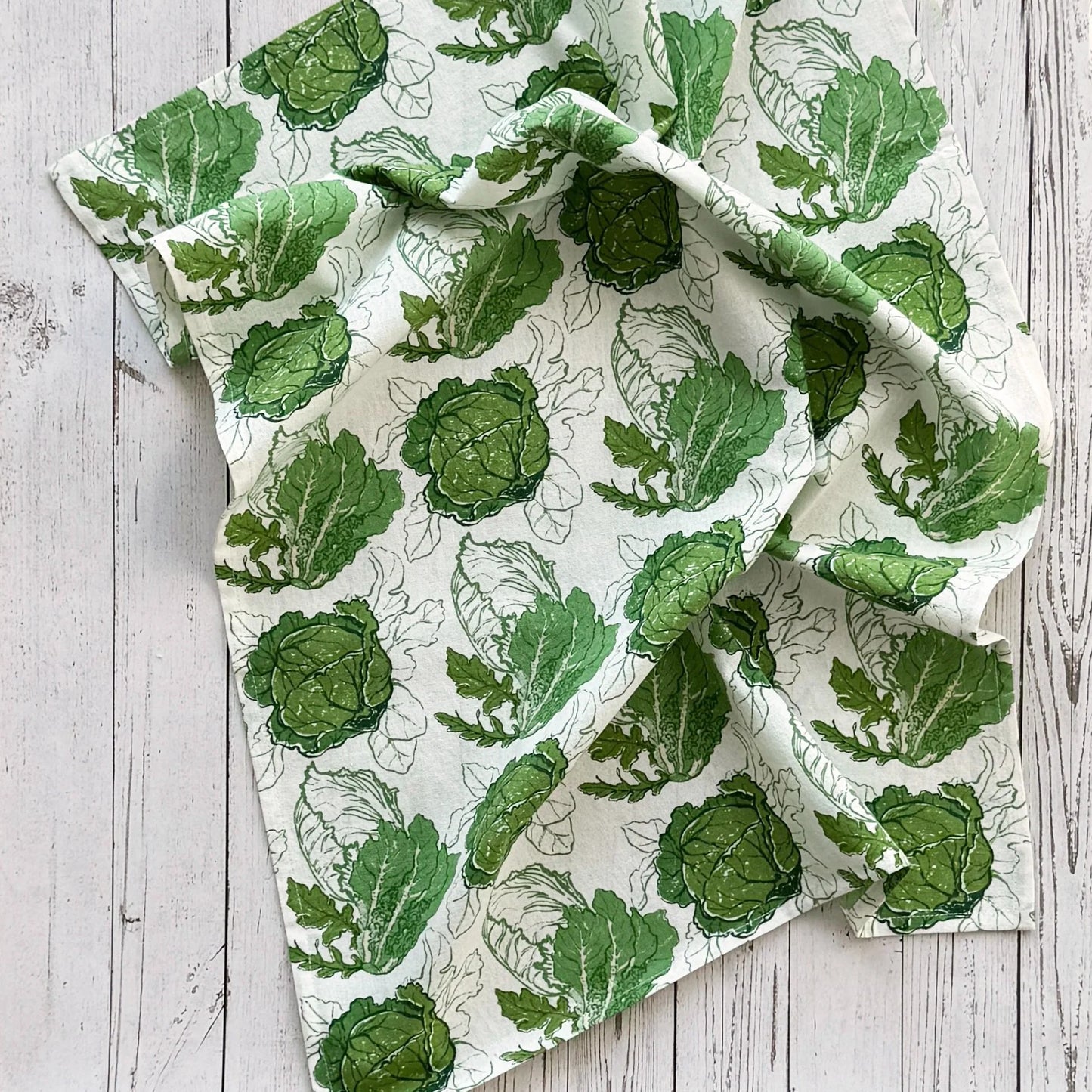 Lettuce Floursack Kitchen Towel