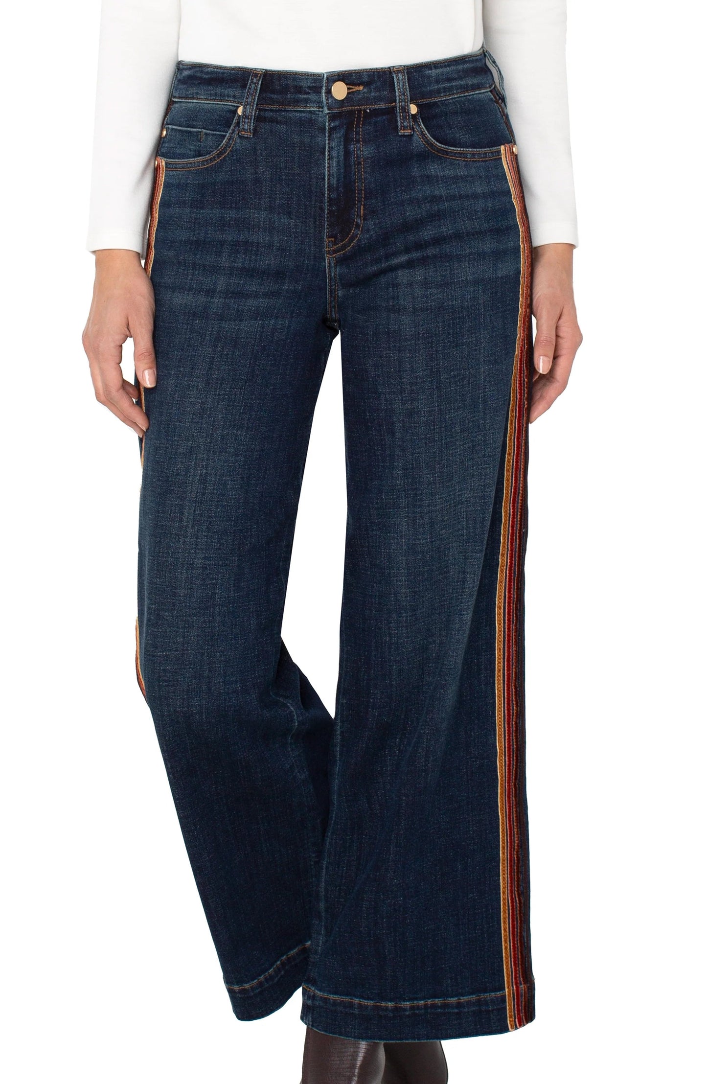 Stride Wide Leg W/ Velvet Trim Eastmoor