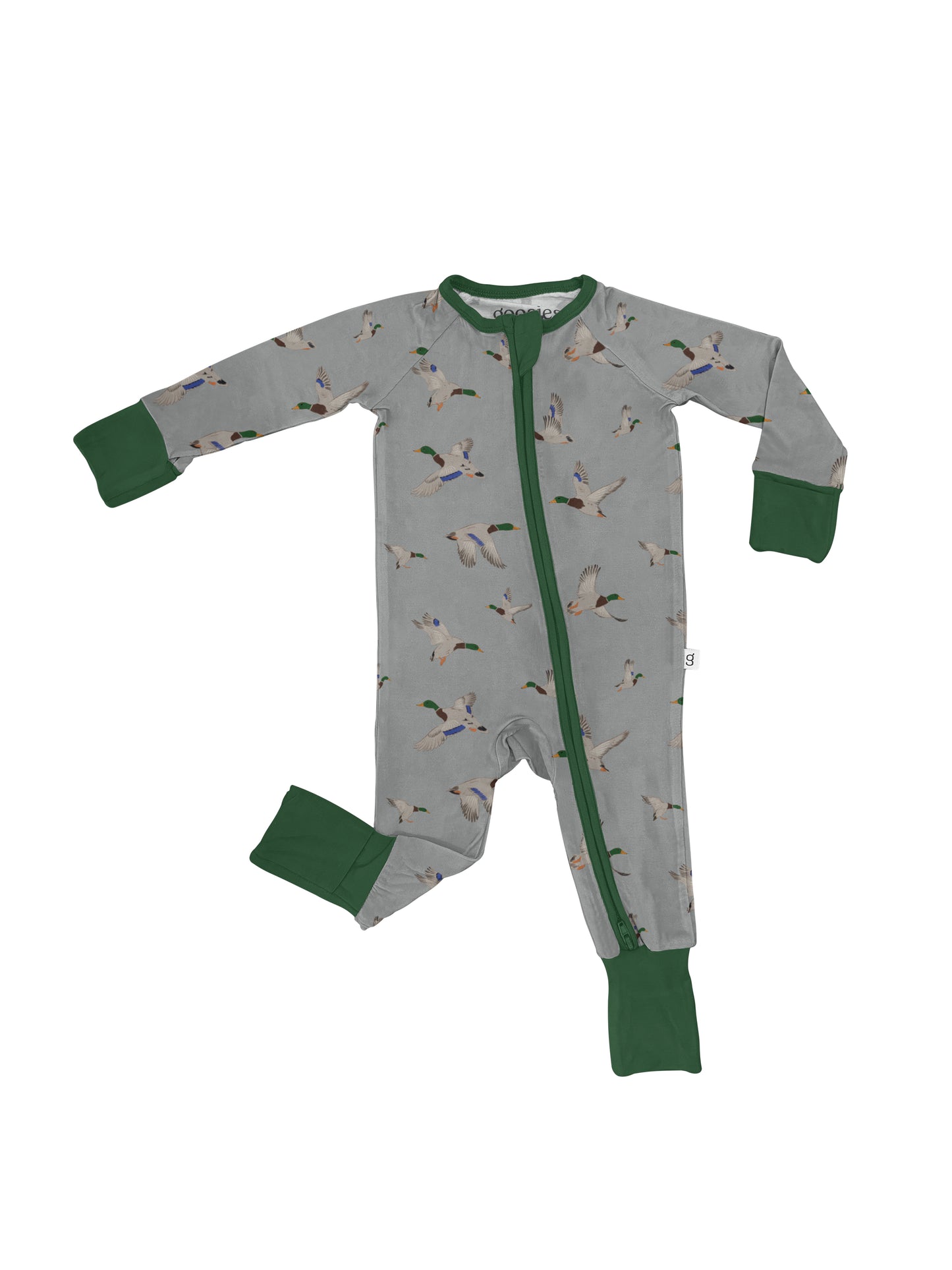 Long Sleeve Zip PJ - Mallards