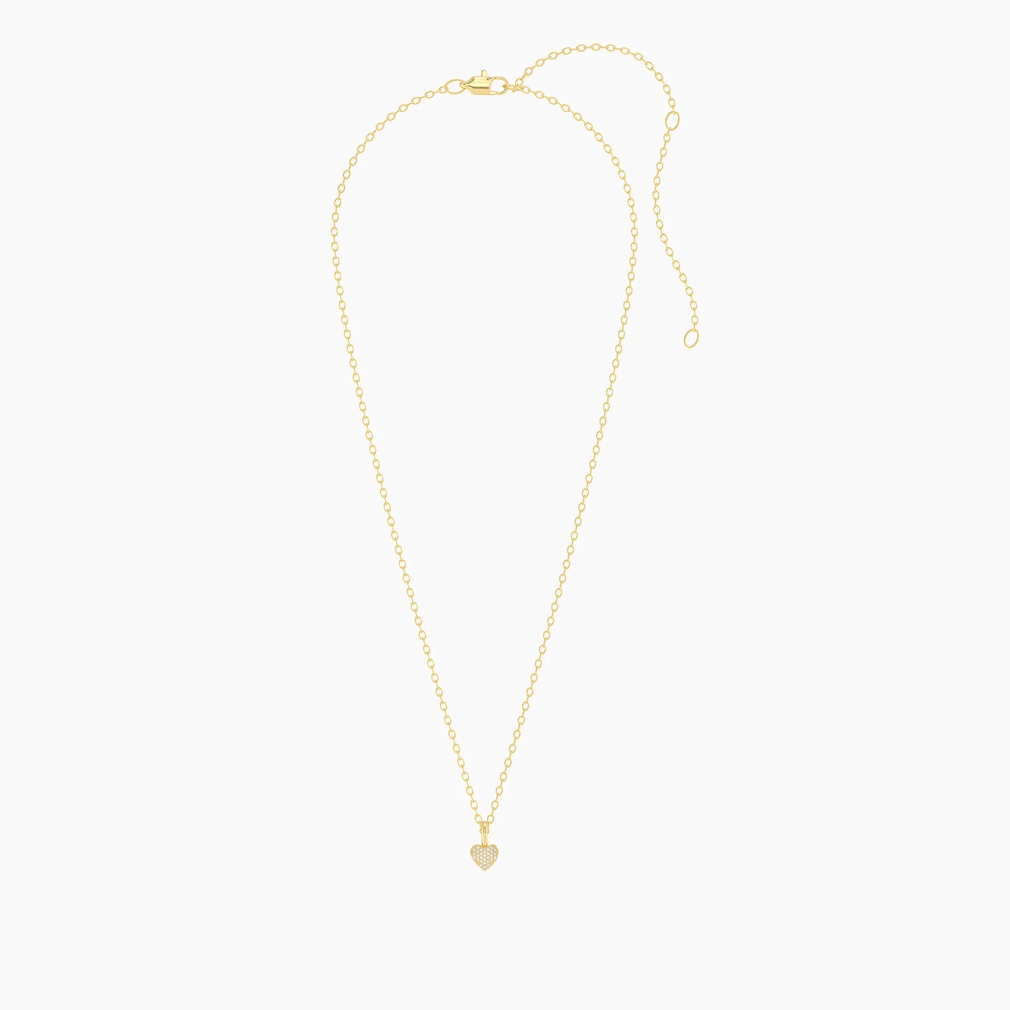 Waterproof Small Heart Pendant Necklace