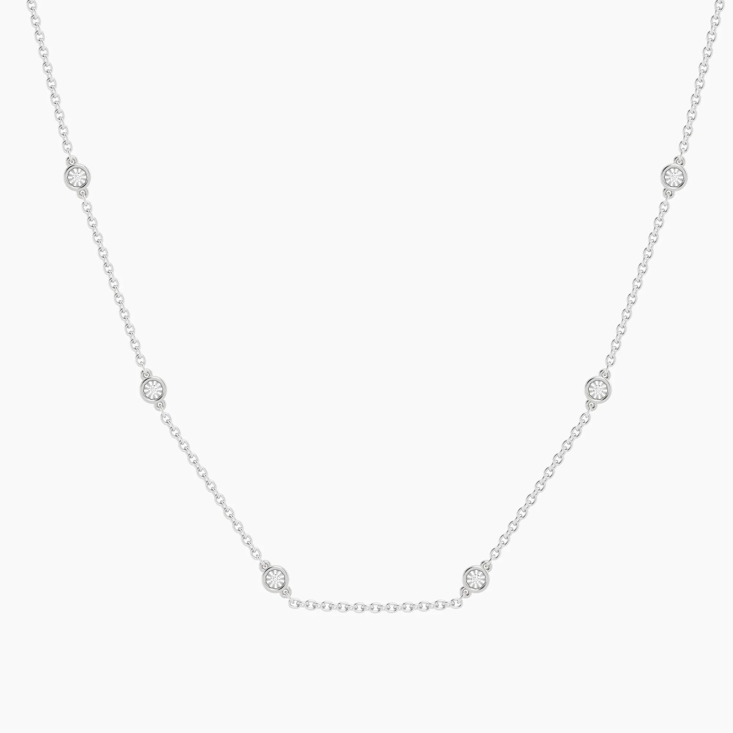 In the Loop Chain Necklace - Silver