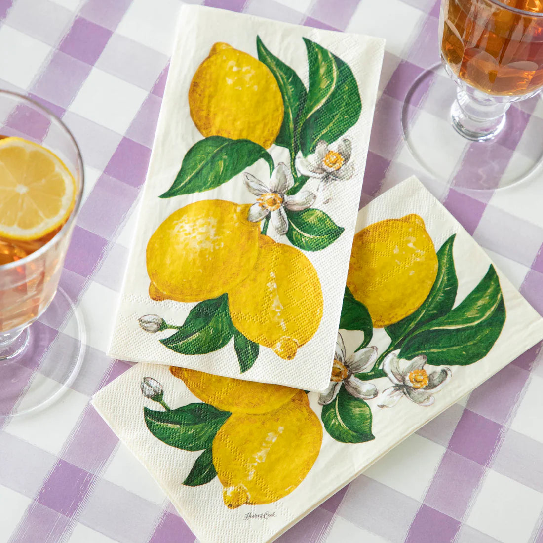 Lemons Guest Napkins