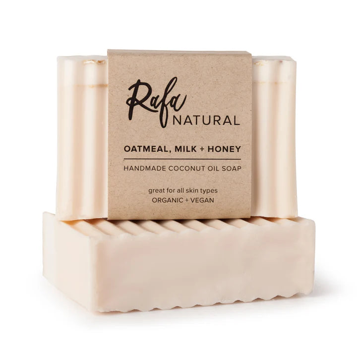 Coconut Oil Soap - Oatmeal, Milk Honey