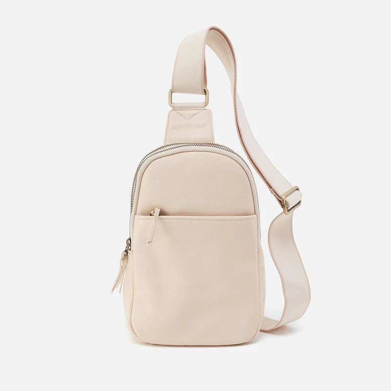 Cass Sling Pebbled Leather | Cream