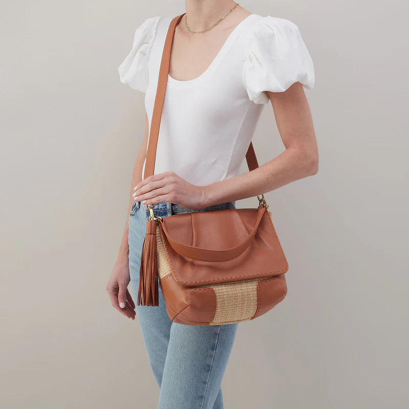 Harley Convertible Shoulder Bag Woven Straw | Natural Straw
