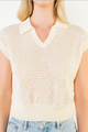 Sleeveless Knitted V Neck Top