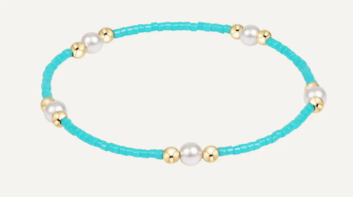 Hope Purpose Pearl Bracelet- Turquoise