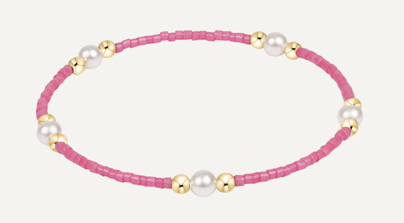 Hope Purpose Pearl Bracelet- Bubblegum