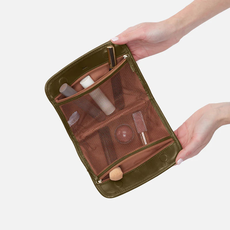 Beauty Cosmetic Pouch Olive Veil