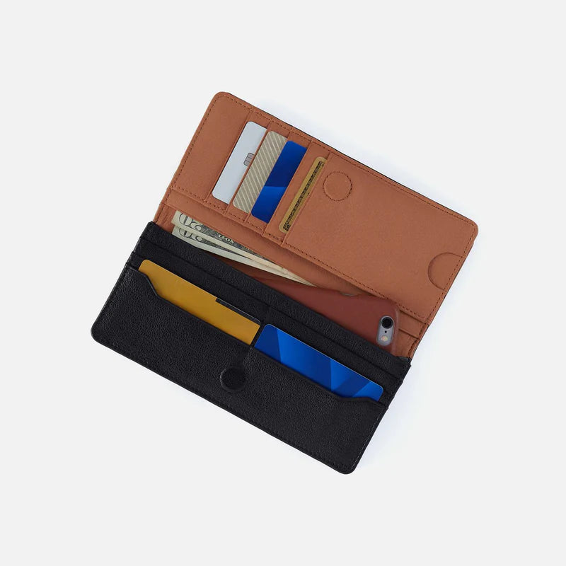 Hutton Large Wallet Black