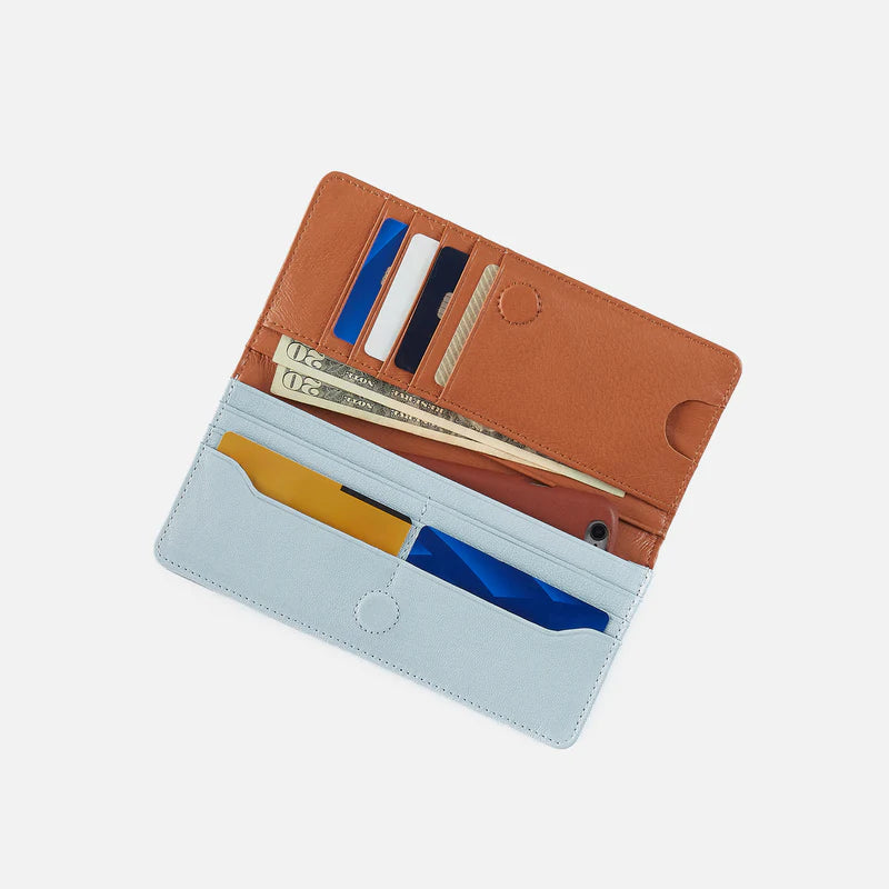 Hutton Large Wallet Dusty Sky