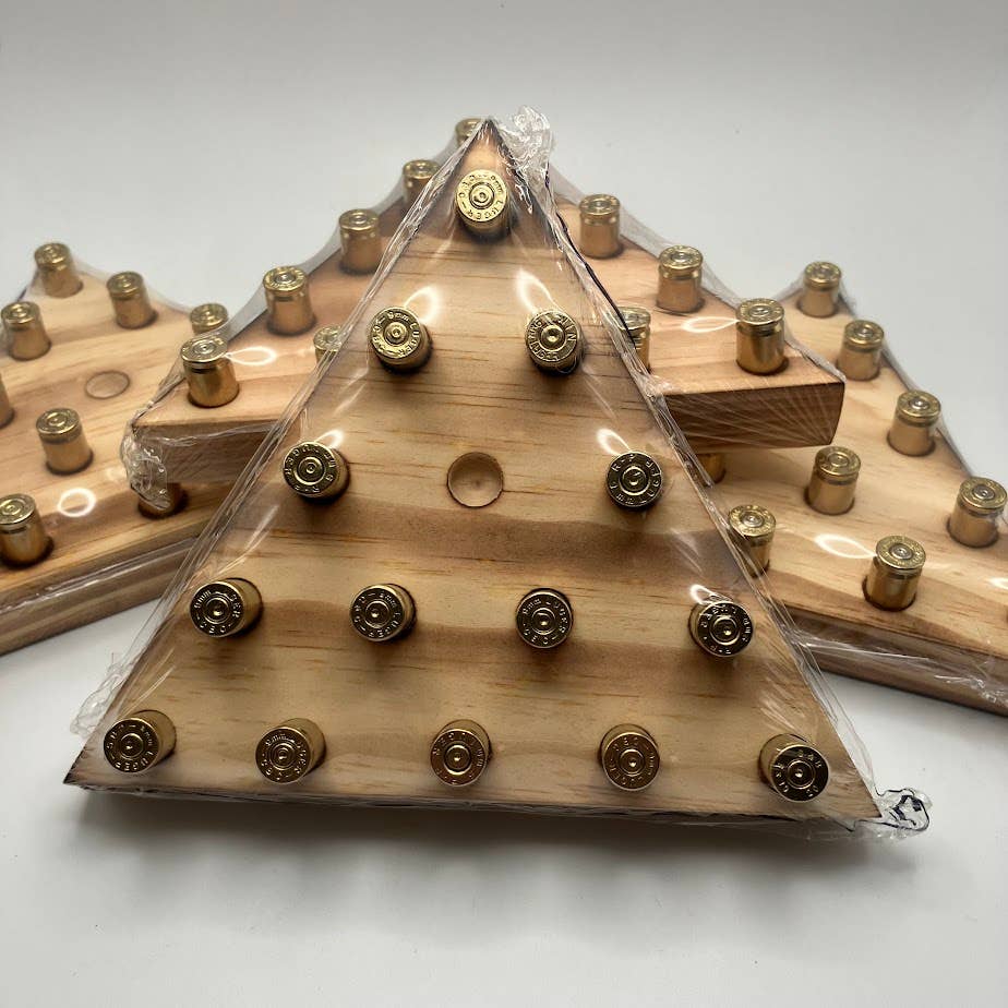 Triangle Peg Game 9mm Brass