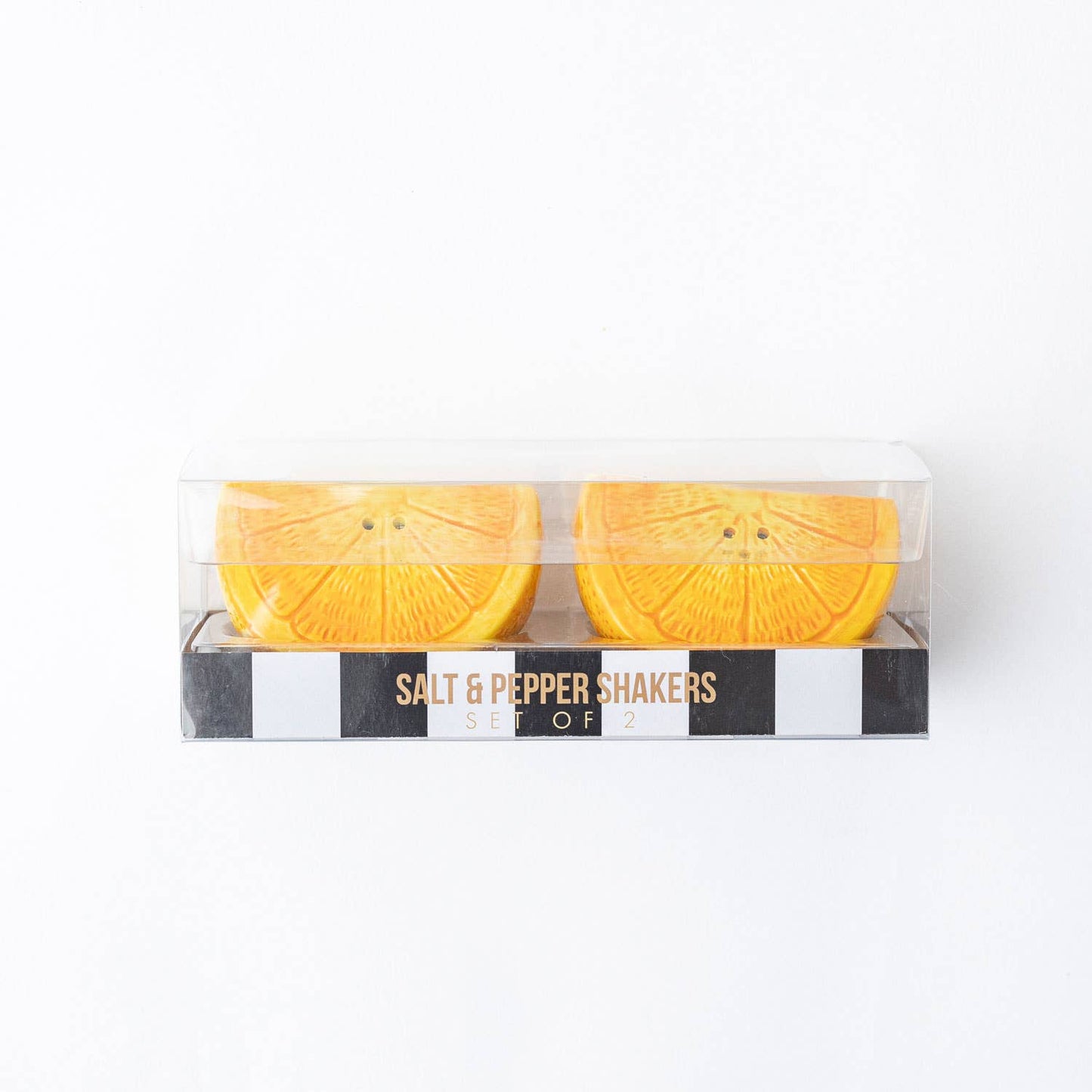 Orange Salt & Pepper Shaker Boxed Set