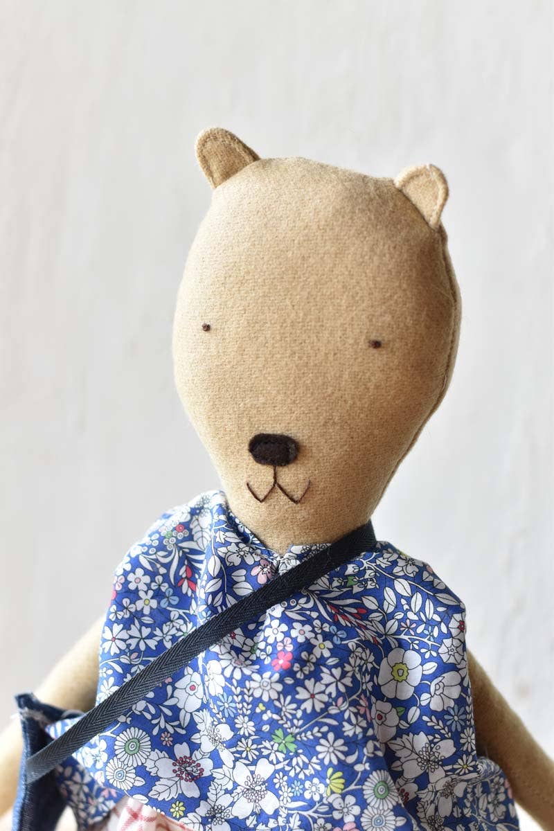 Agatha the bear doll - Liberty Play Set : Bloomers