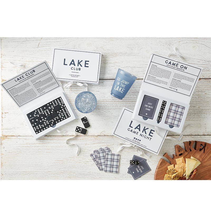 Face to Face Domino Set Book Box - Lake Club