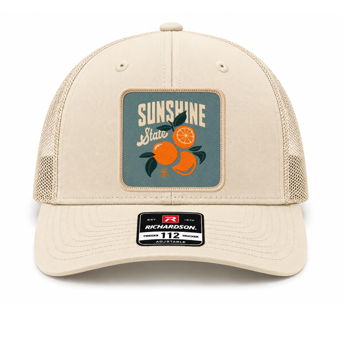Citrus Coast Hat: Retro Trucker: Cream