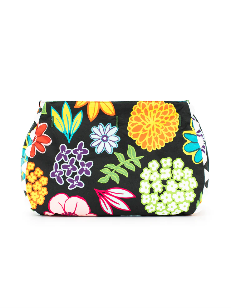 BAG COVER Dazzle Flower & Solid Green