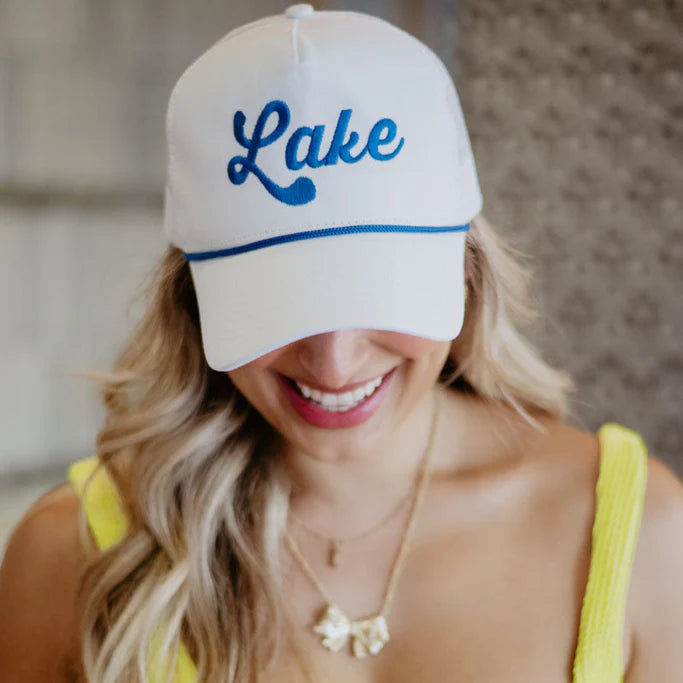 Lake Trucker Cap w Rope
