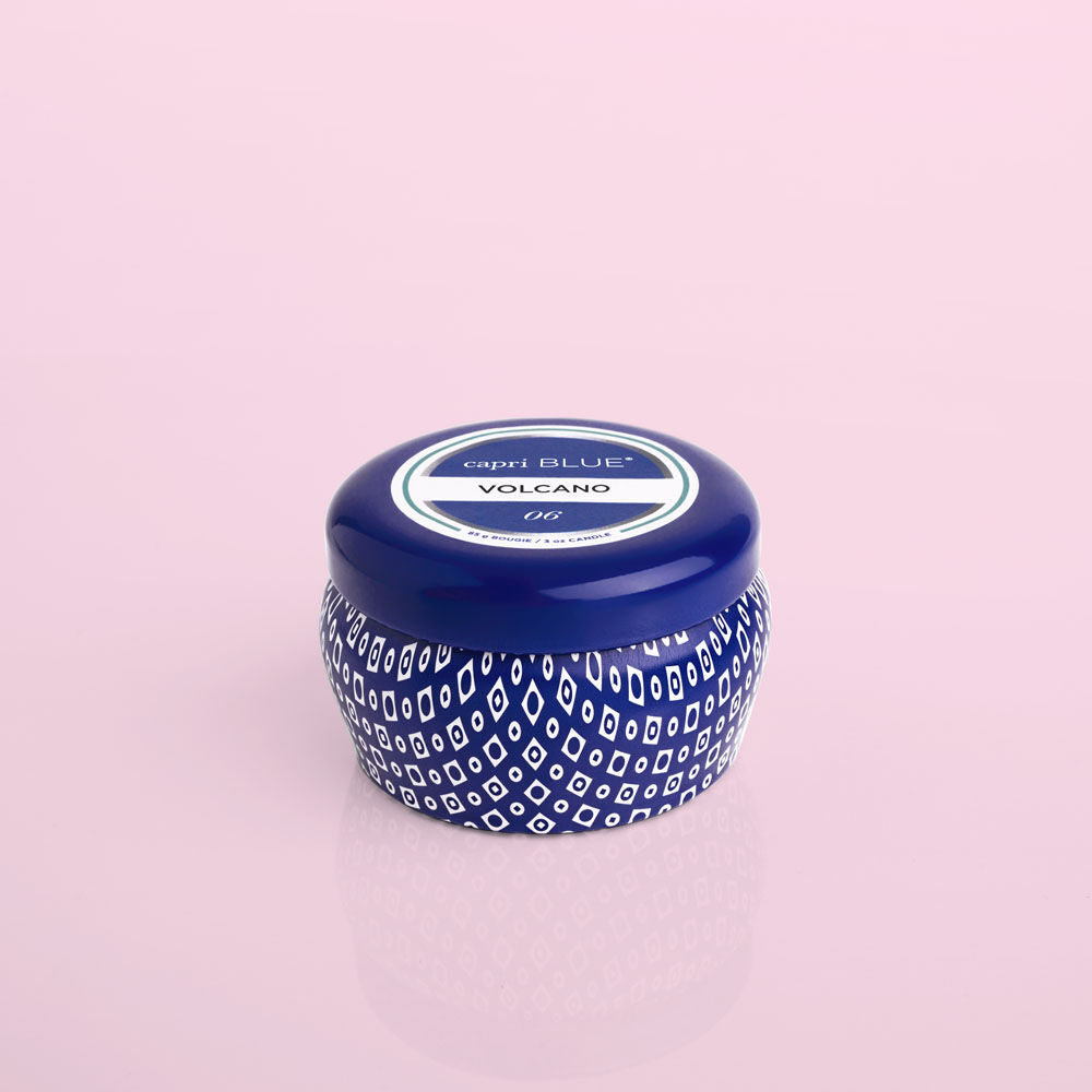 Volcano Candle 3oz Tin Blue