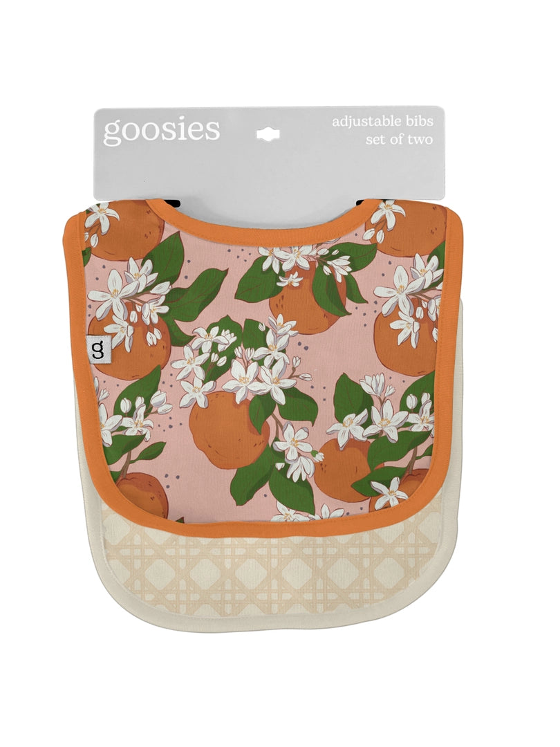 Bib Set- Orange Blossom