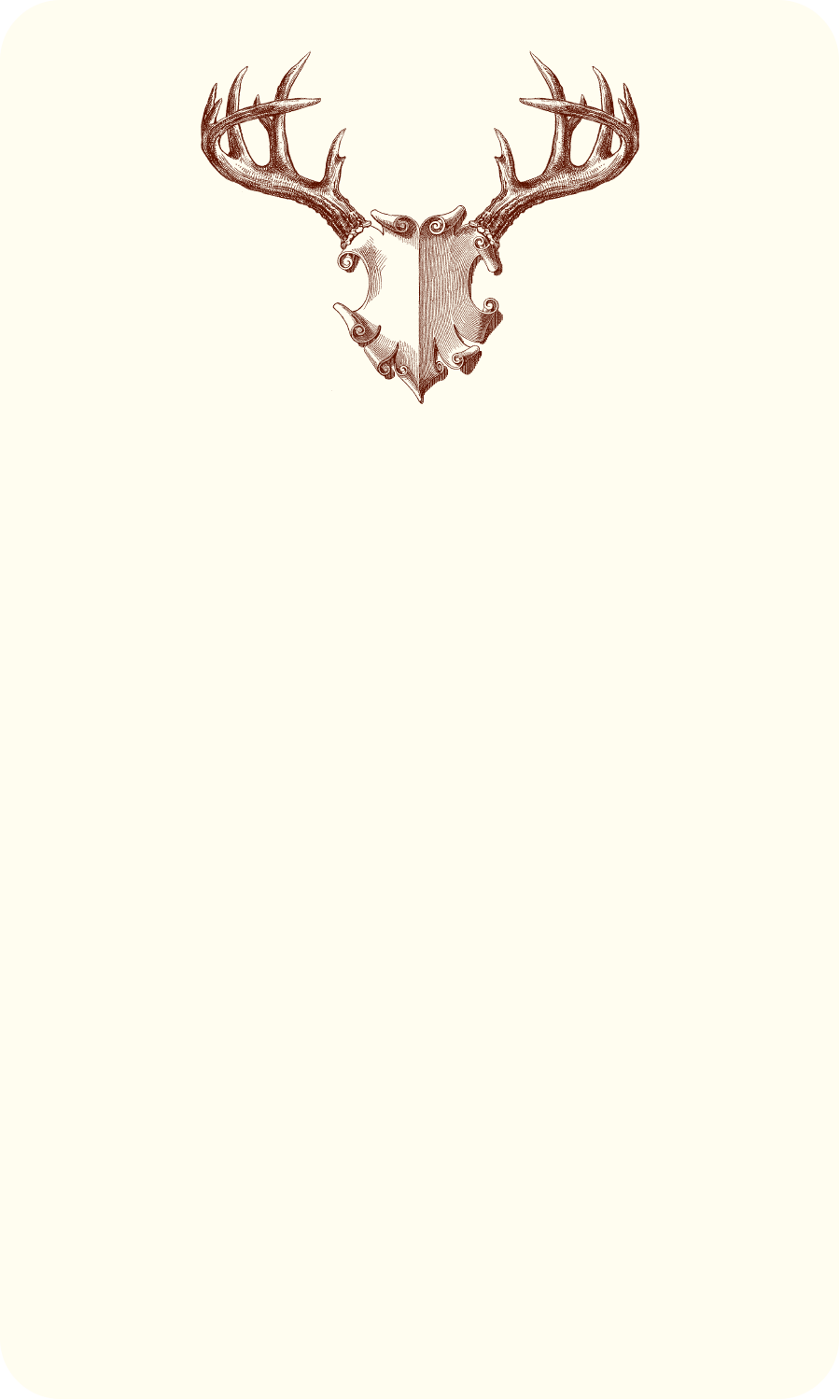 Antler Mount Thinking Card