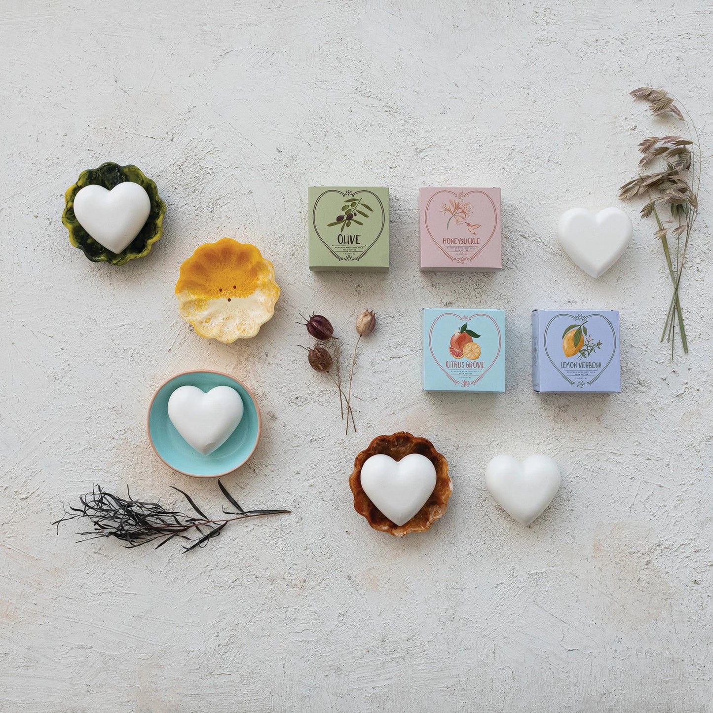 Heart Citrus Grove Scented Soap