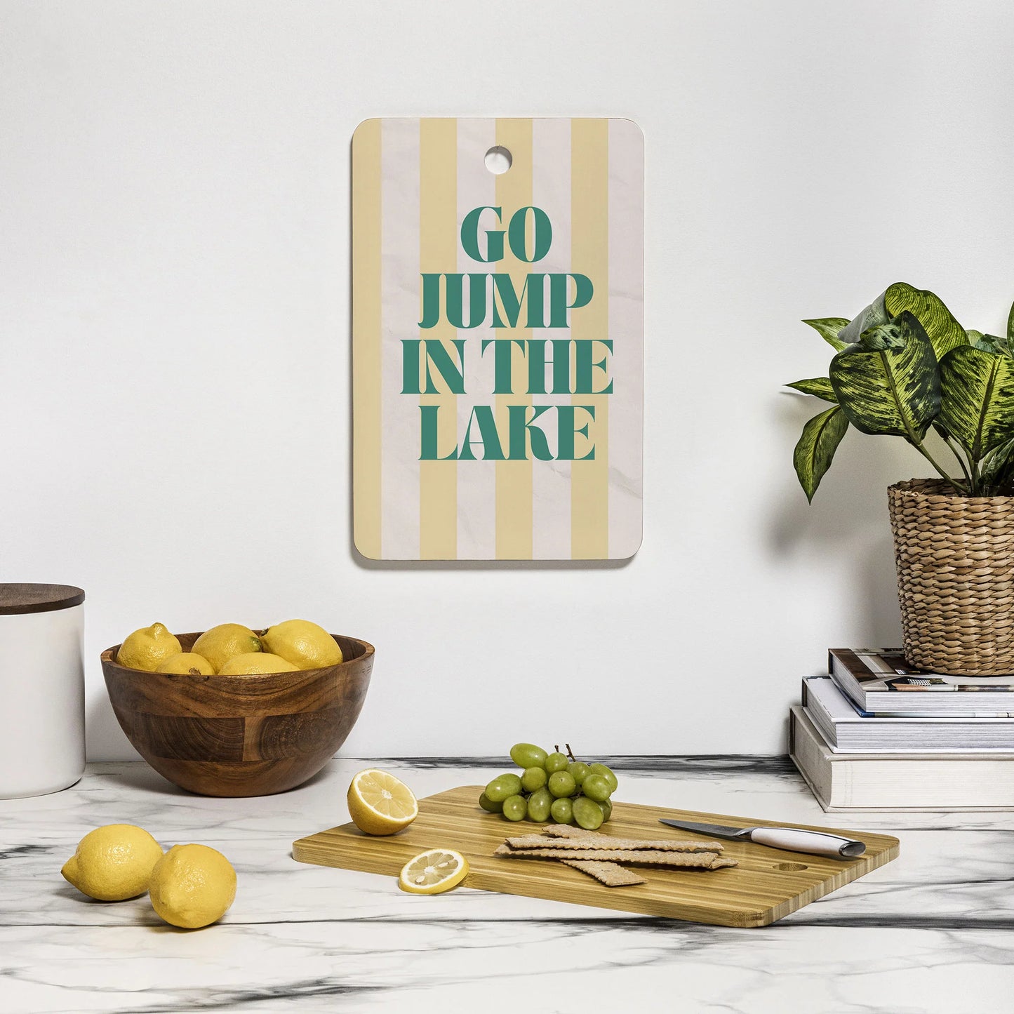 Cutting Board Go Jump In the Lake by Ciaojessa