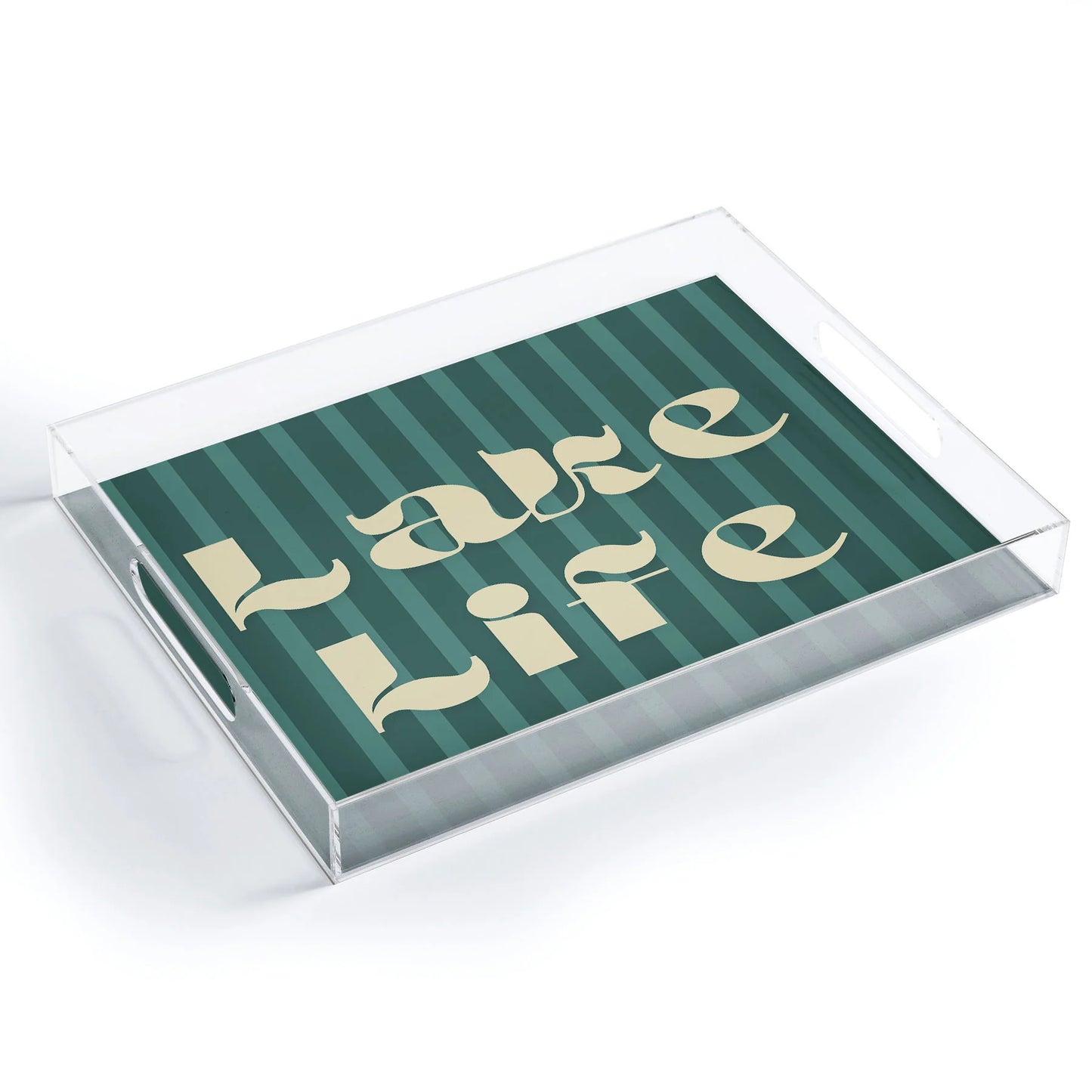 Small Acrylic Tray Lake Life by Ciaojessa