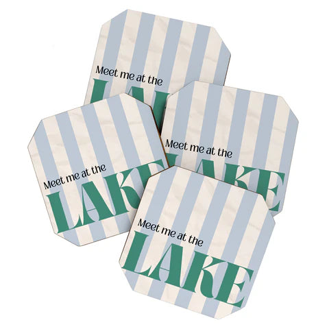 Coaster Set Meet Me at the Lake by Ciaojessa