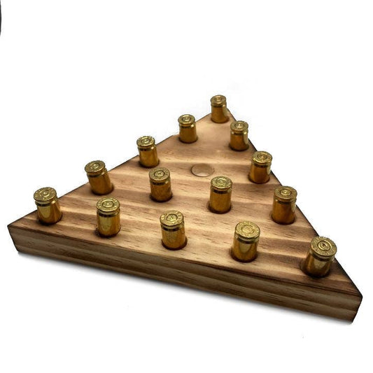 Triangle Peg Game 9mm Brass