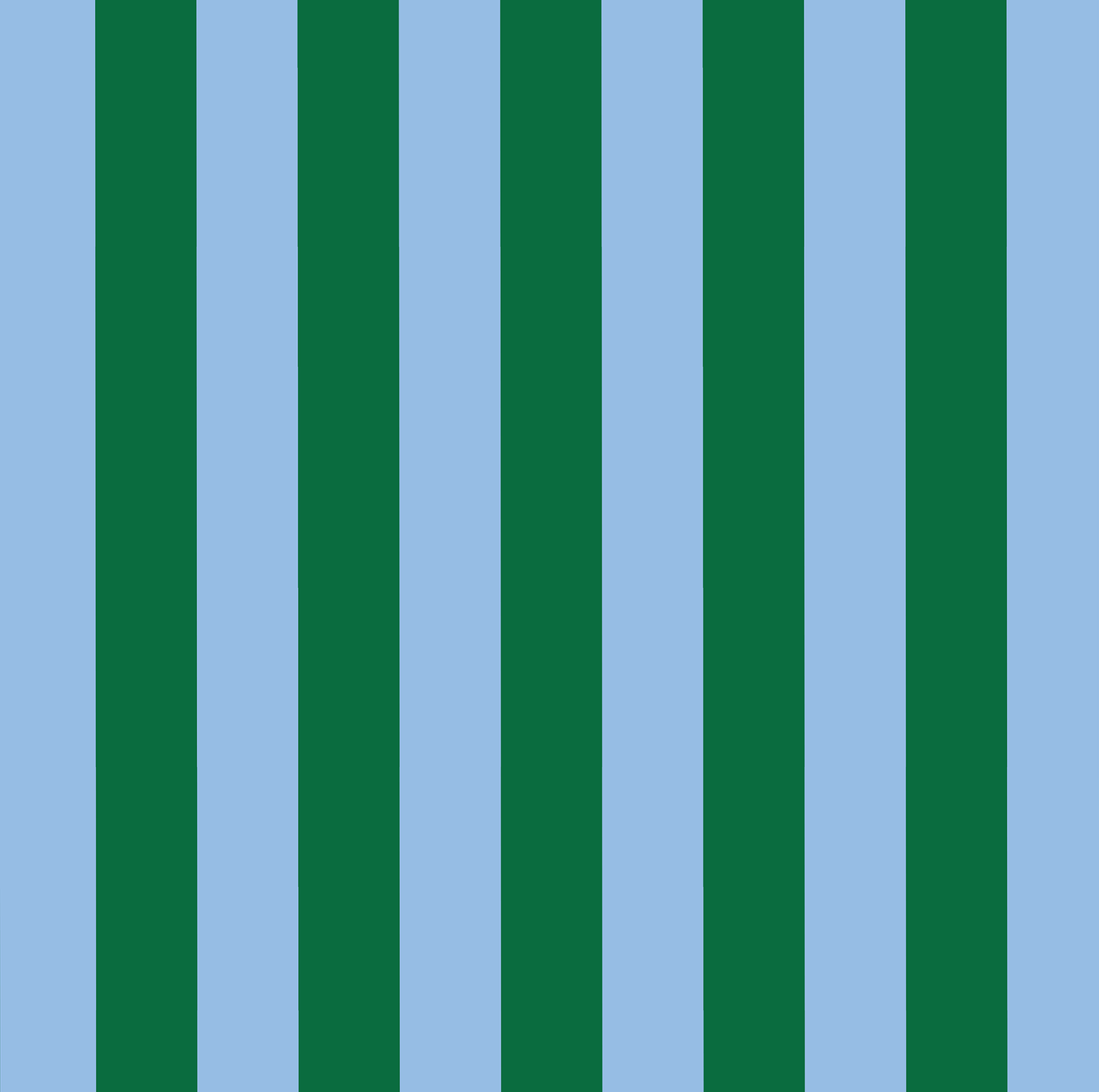 Green Blue Stripe Zip Medium Tote