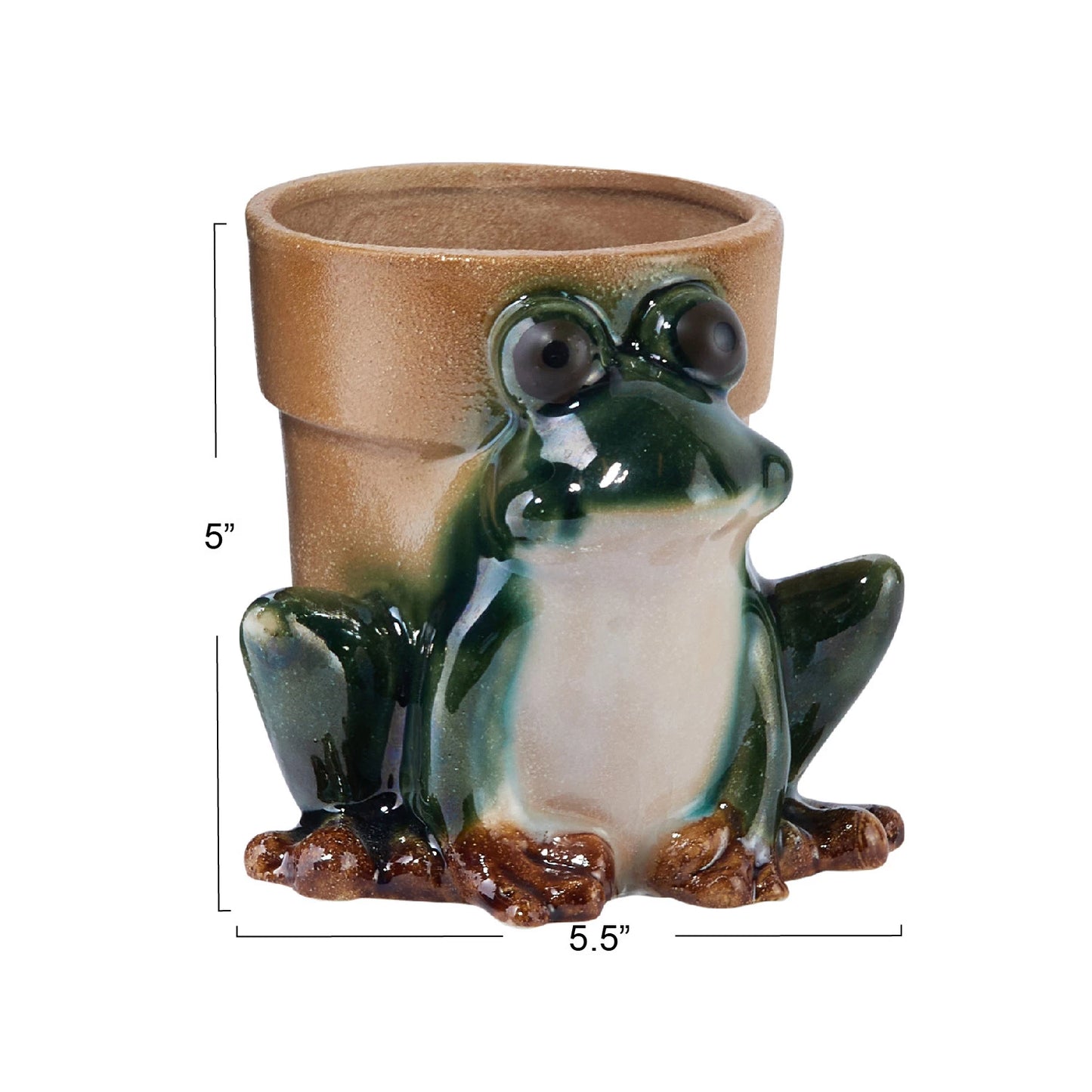 Stoneware Frog