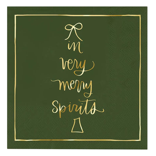 Cocktail Napkins - Merry Spirit: Material