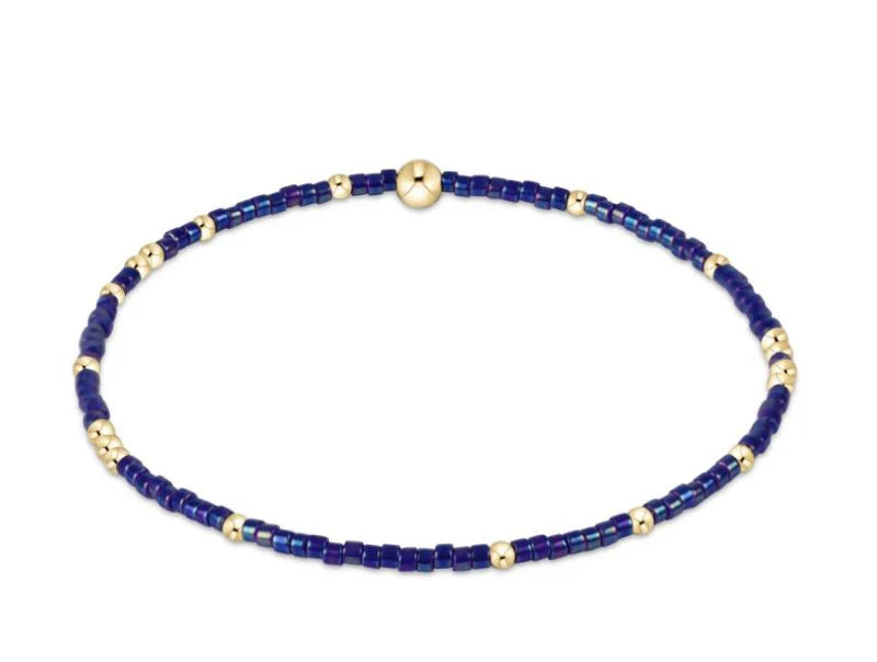 Hope Unwritten Bracelet-Blue Metallic