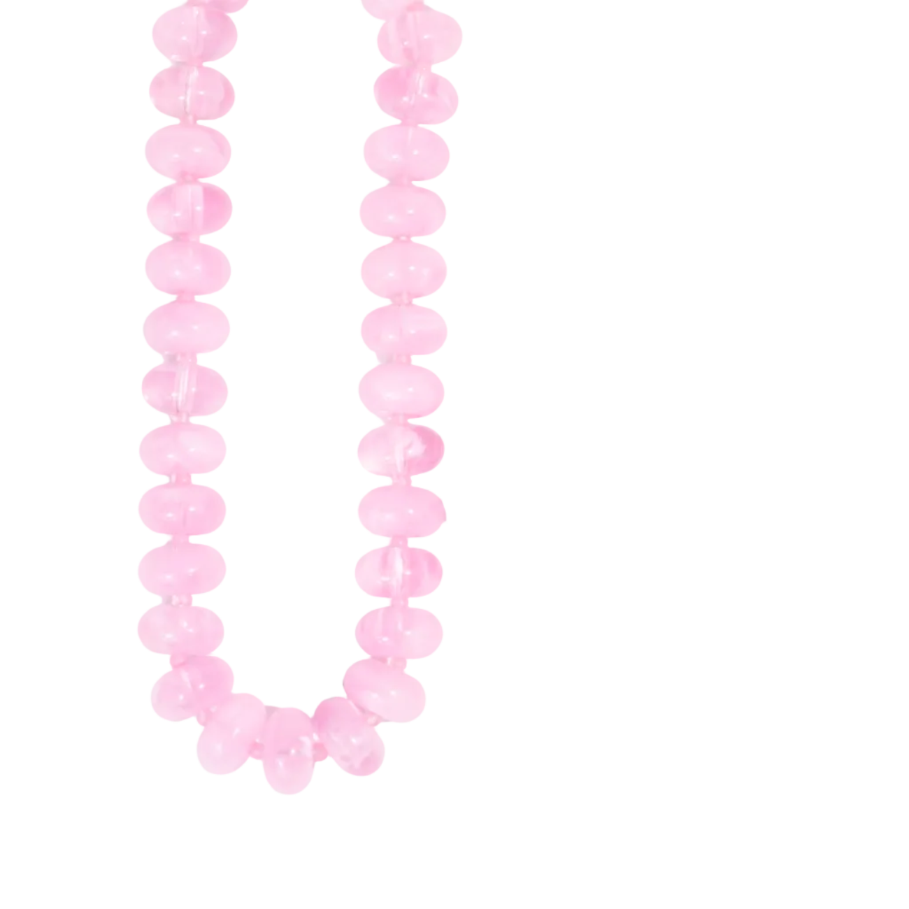Sugar Beads Necklace : Pink