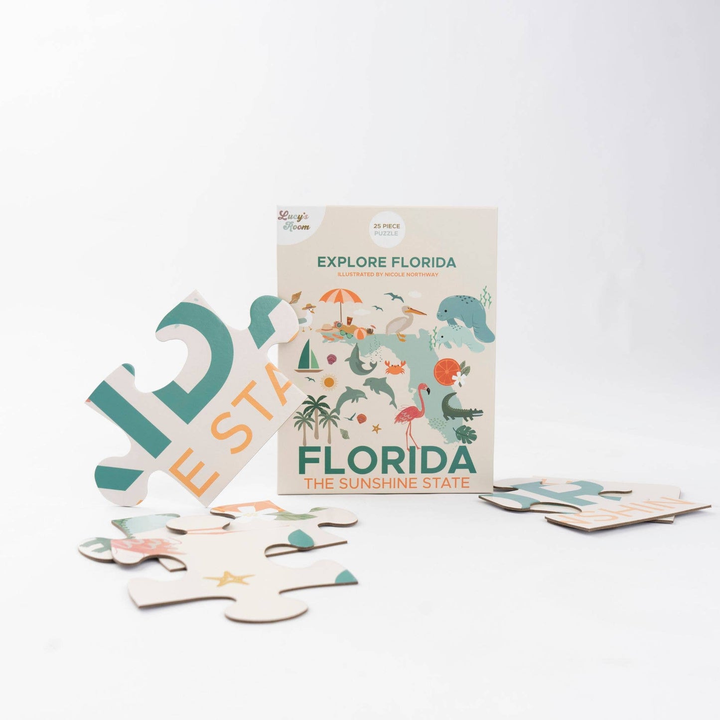 Lucy's Room Explore Florida Puzzle – Educational Kids Puzzle