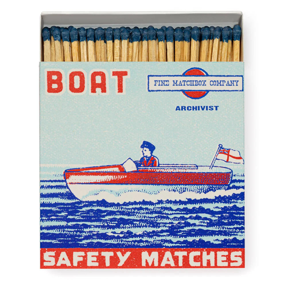 Square Box Matches-Boat