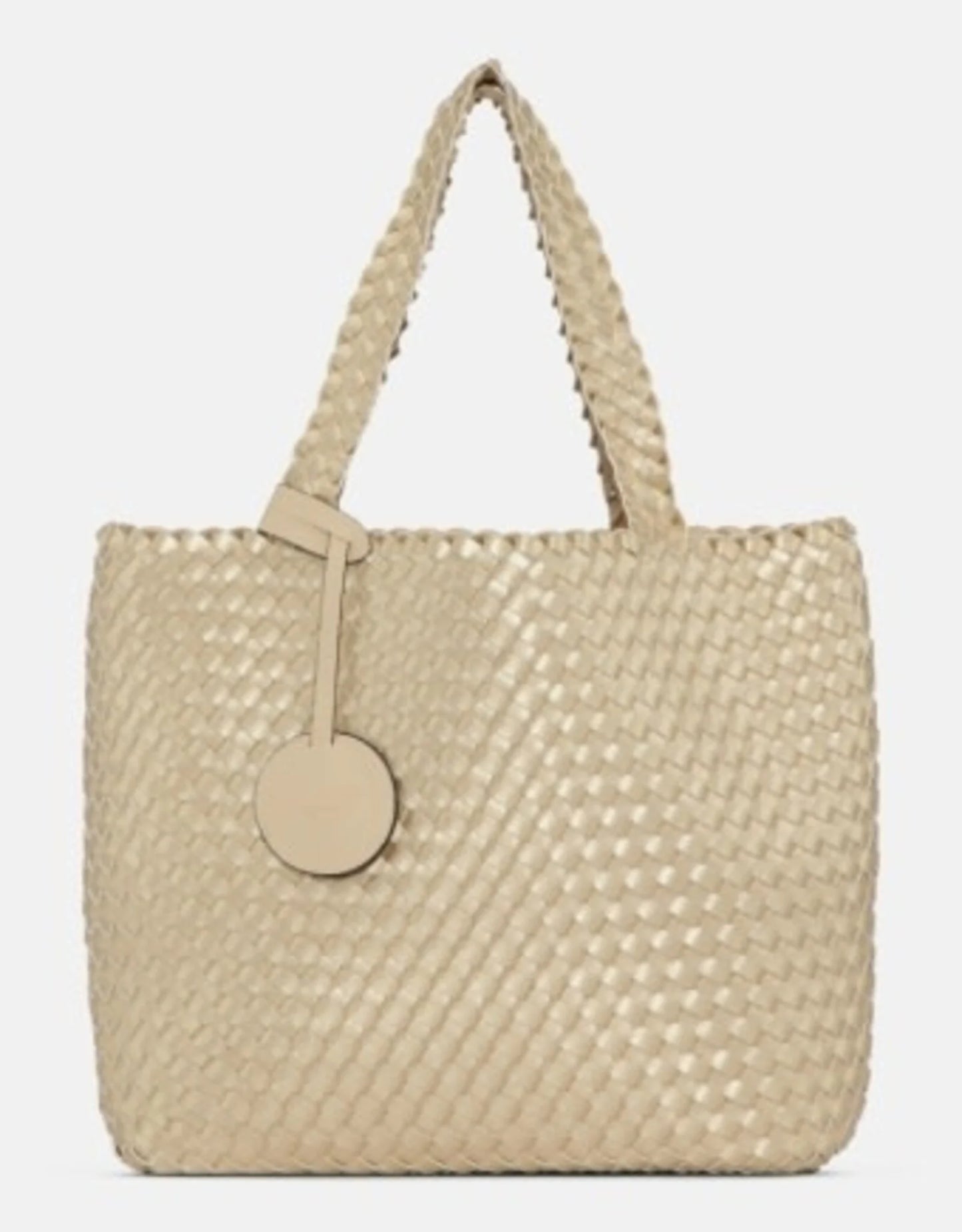Platinum/Silver Tote Bag - Isle Jacobsen