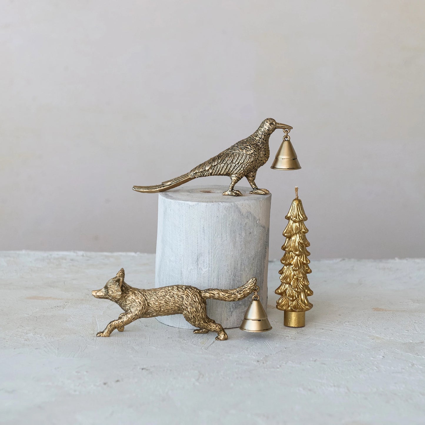 Zinc Alloy Fox/Pheasant Shaped Candle Snuffer